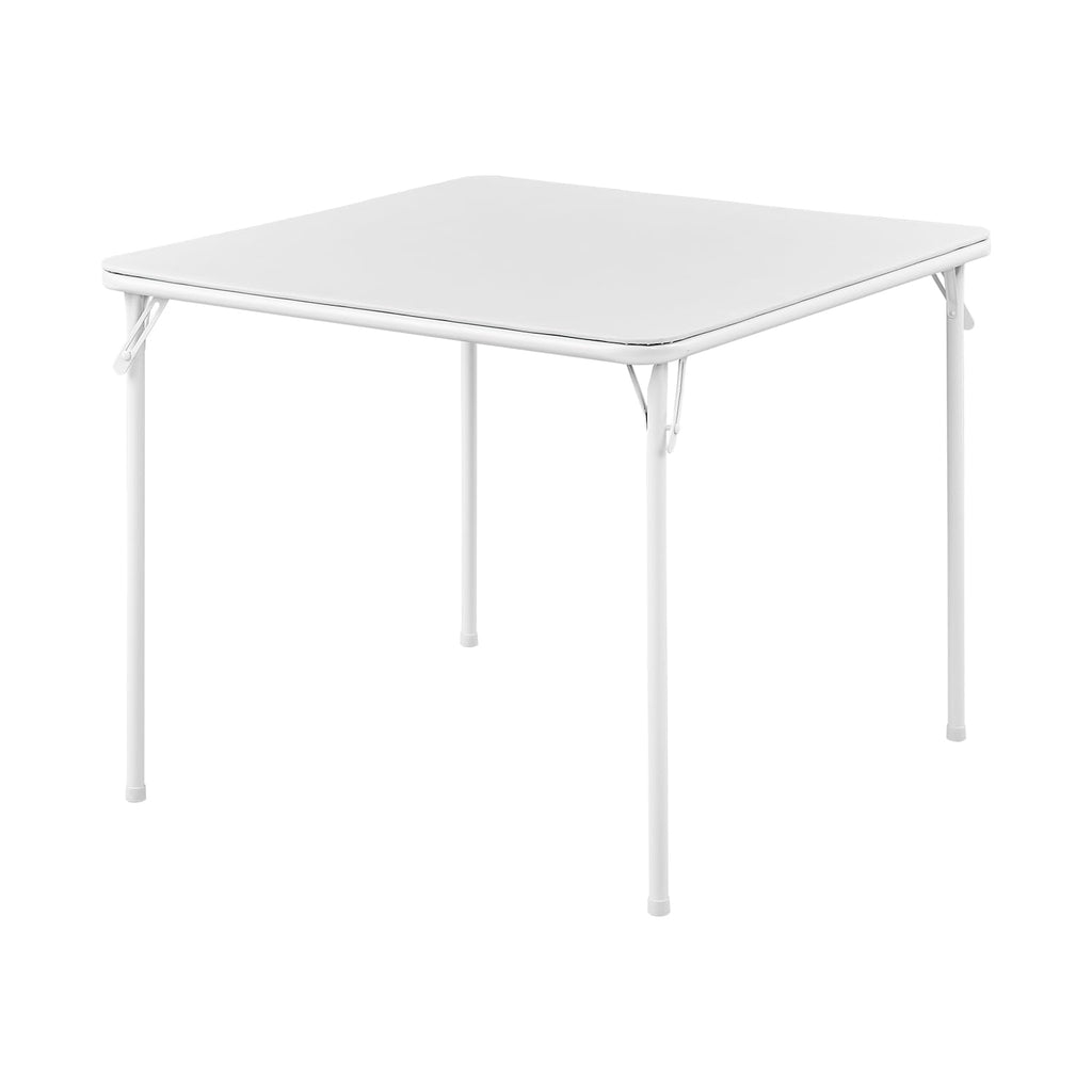 Square Folding Table with Collapsible Legs White E8229