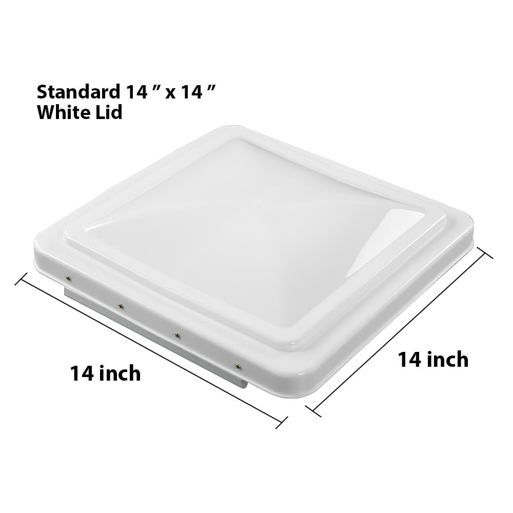 14" x 14" White Roof Vent Cover I471