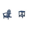 Navy Adirondack Chair & Side Table Bundle F272795