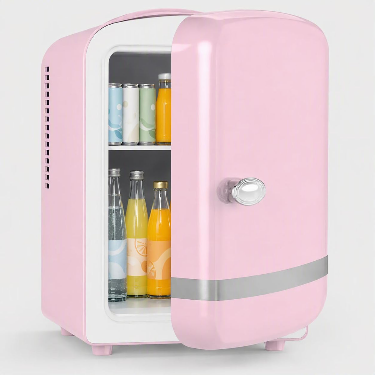 4L 6 Can Mini Fridge Beverage Cooler M8566