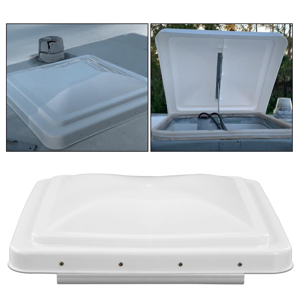 14" x 14" White Roof Vent Cover I471