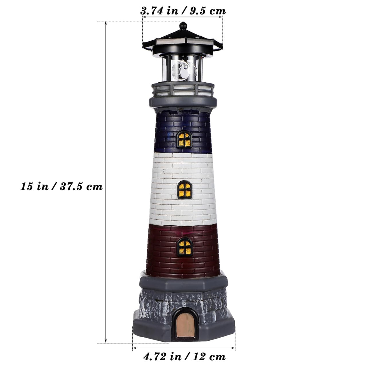 Solar Lighthouse Outdoor Statue E280