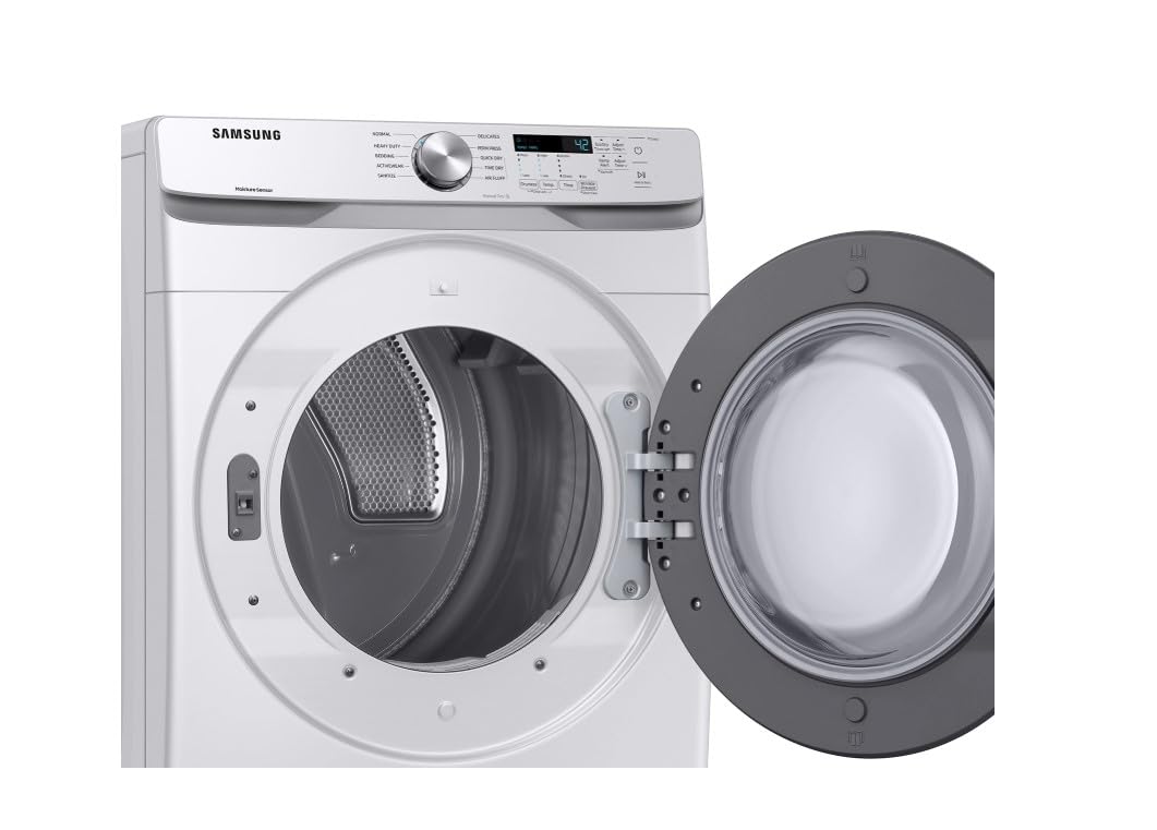 7.5 cu. ft. Front Load Electric Dryer with Sensor Dry, White Y882