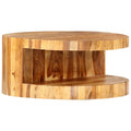 Solid Sheesham Wood Round Coffee Table G14857