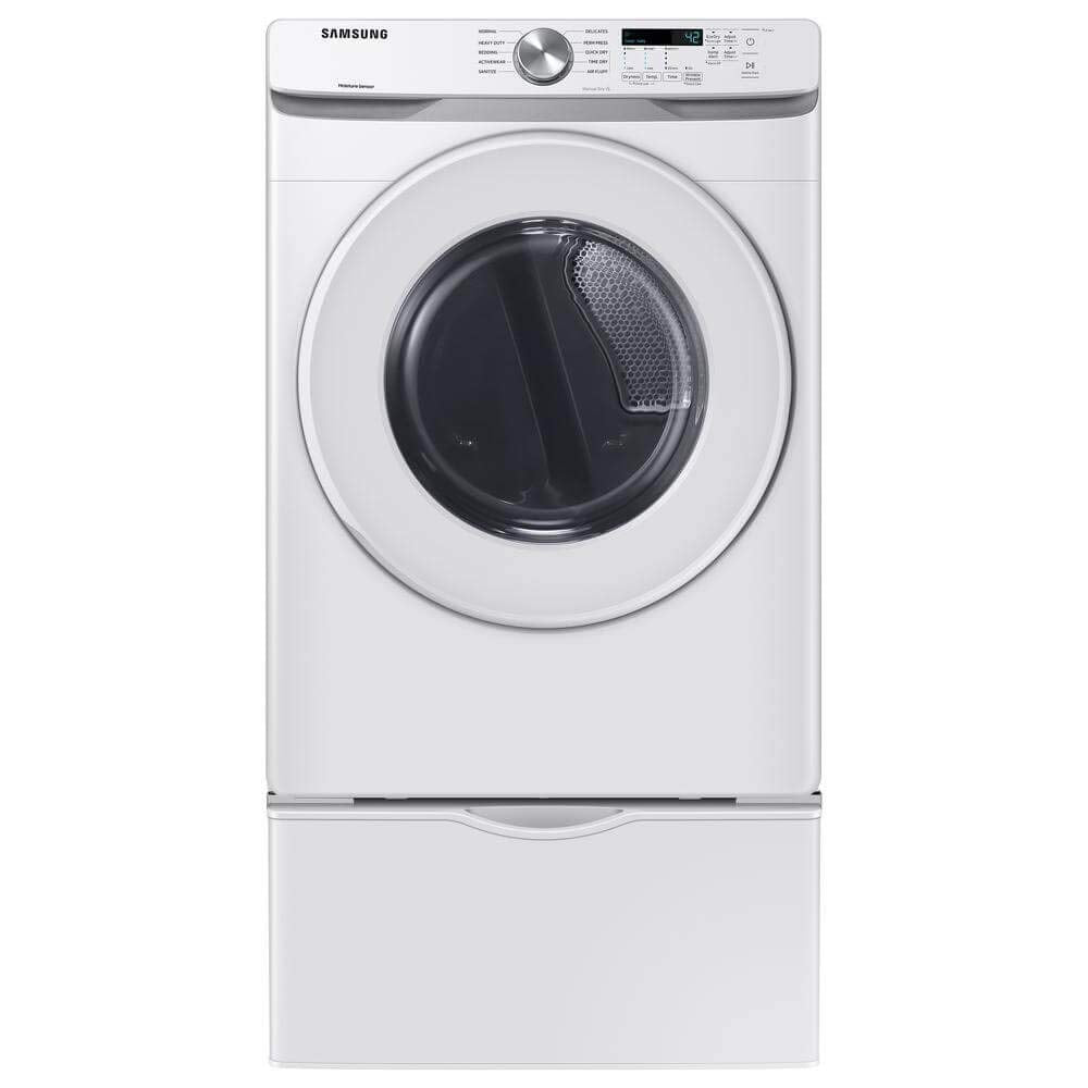 7.5 cu. ft. Front Load Electric Dryer with Sensor Dry, White Y882