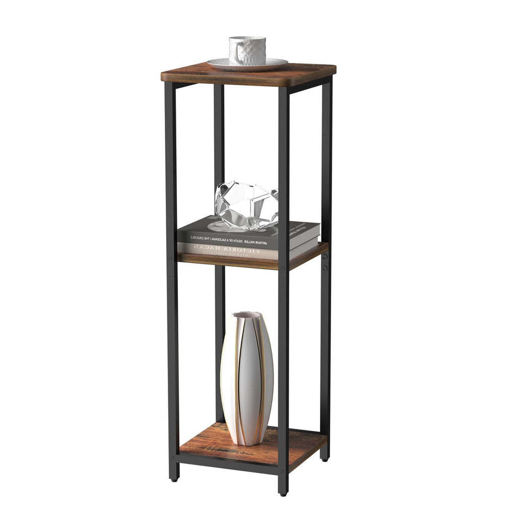 10" Wide Square 3-Tier Drink Table with Adjustable Feet H660697