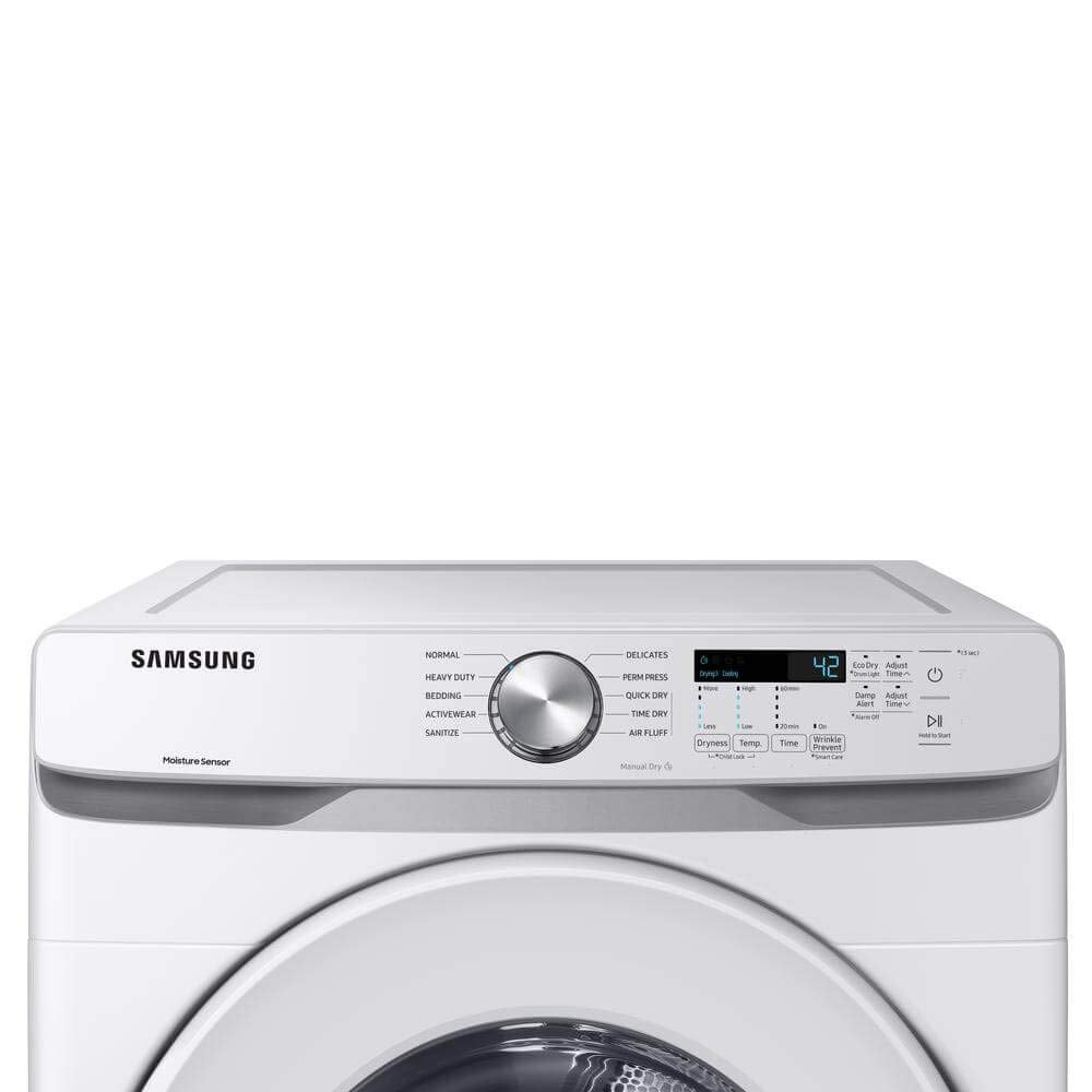 7.5 cu. ft. Front Load Electric Dryer with Sensor Dry, White Y882