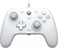 Wired Gamepad with Hall Effect Joysticks and 3.5 mm Audio Jack White N420