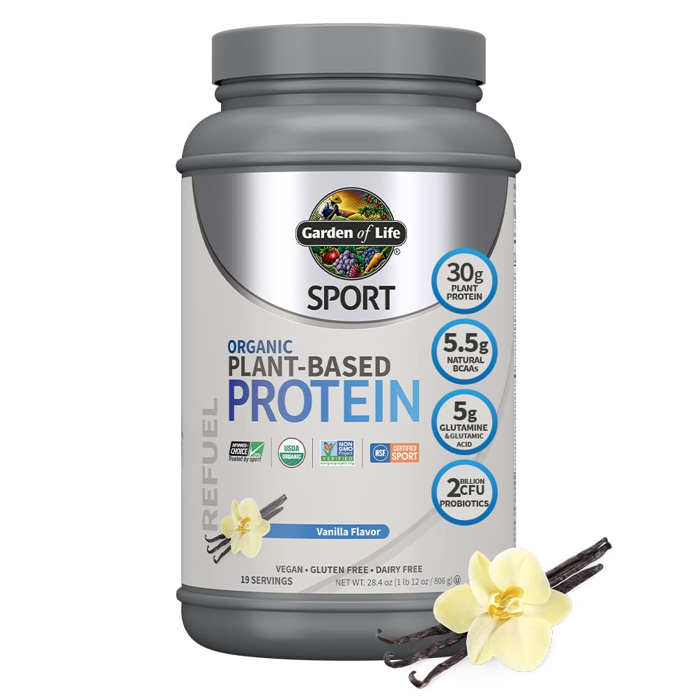 Vegan Protein Powder 28 Servings & Vanilla 19 Servings H328852