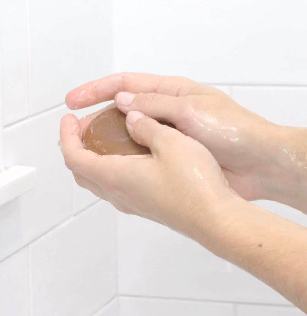 Coconut Shampoo & Conditioner Bar With Mini Soap Dish J495
