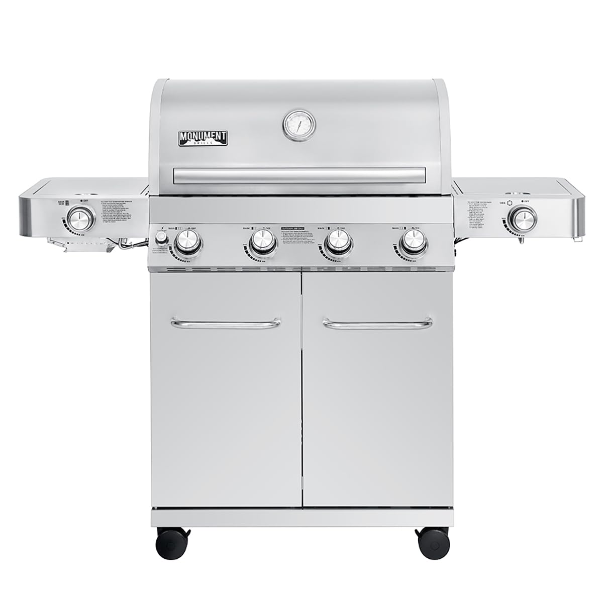4+2 Burner Propane Gas Grill Stainless Steel I263633