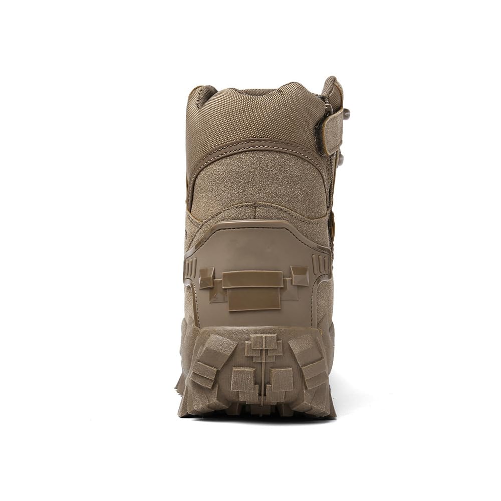 Lightweight Waterproof Tactical Hiking Work Boots with Side Zipper U162350