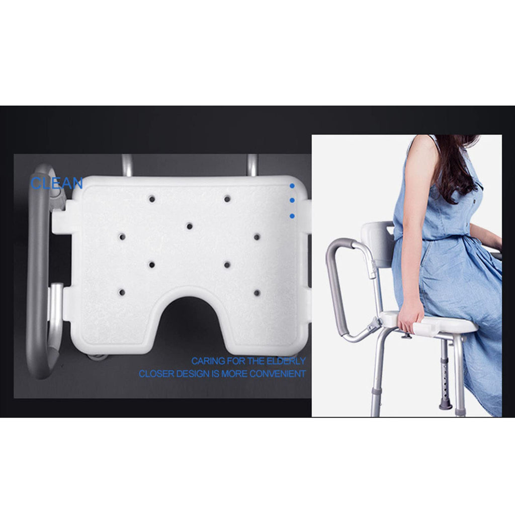 Padded Shower Chair with Arms and Back E171796