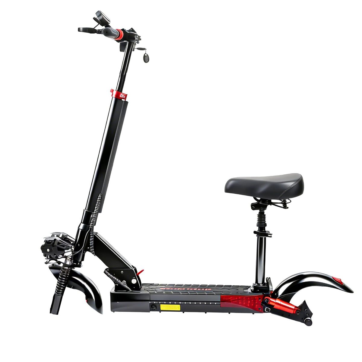 Electric Scooter with Seat, 1200W Motor, 28 MPH, 40 Miles Range, 48V 21AH Battery, 11" Off-Road Tire, Folding U83341