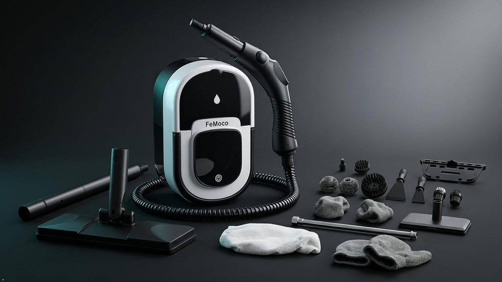 2-in-1 Steam Cleaner & Steam Mop with 1.6L Tank, 15s Heat Up, 16-Piece Kit U24610