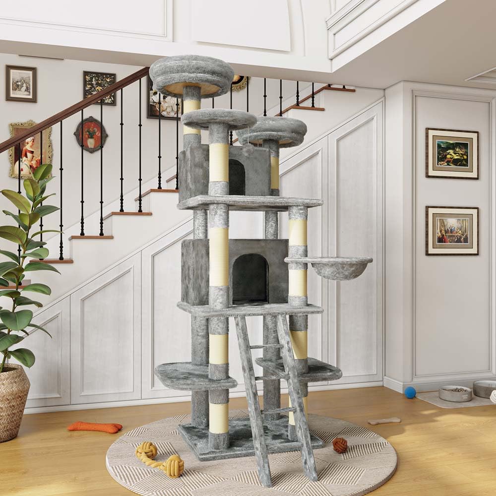 72 inch Cat Tree with Scratching Posts G2537