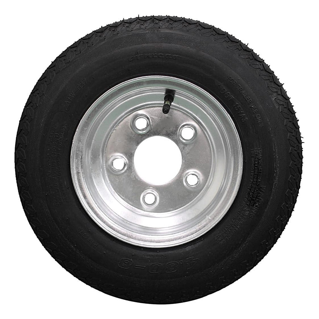 4.80-8 Trailer Tire & Wheel 5 Lug Galvanized Z30351