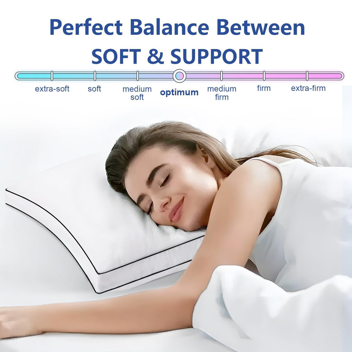 King Size Set of 2 Bed Pillows J3852
