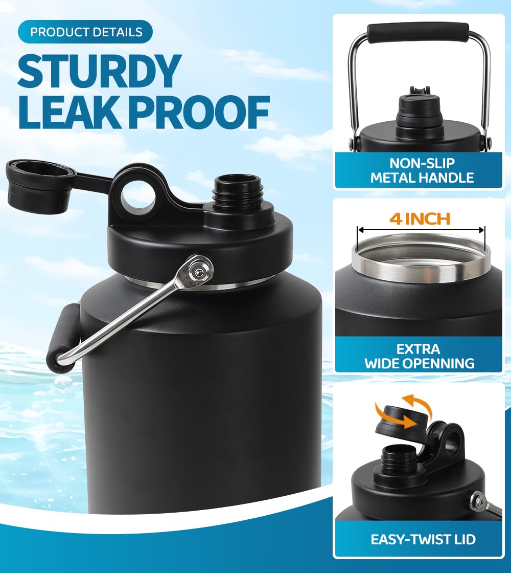 128 oz Stainless Steel Insulated Water Jug E249