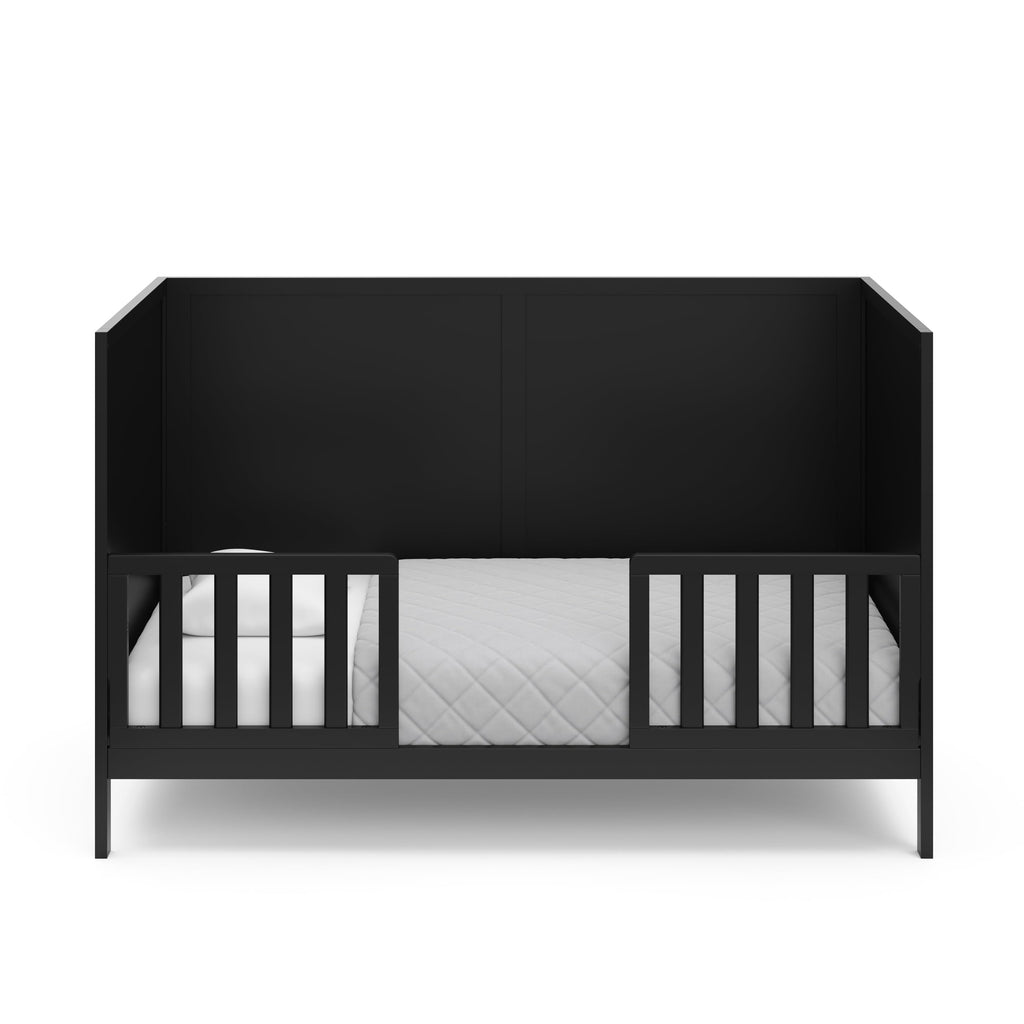 Black Crib and Mattress G258