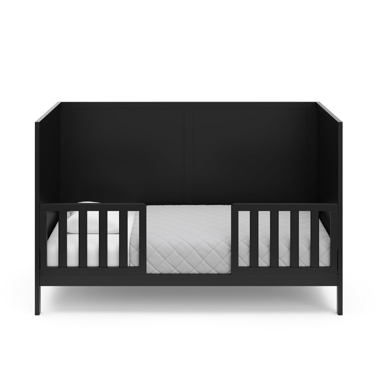 Black Crib and Mattress G258