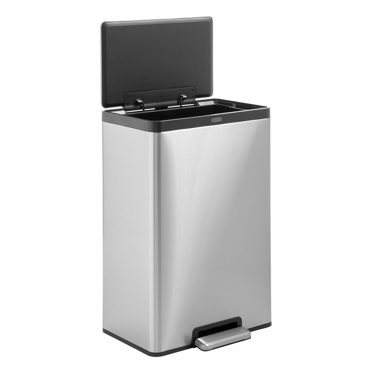 Stainless Steel Step-On Trash Can, 12 Gallon P513