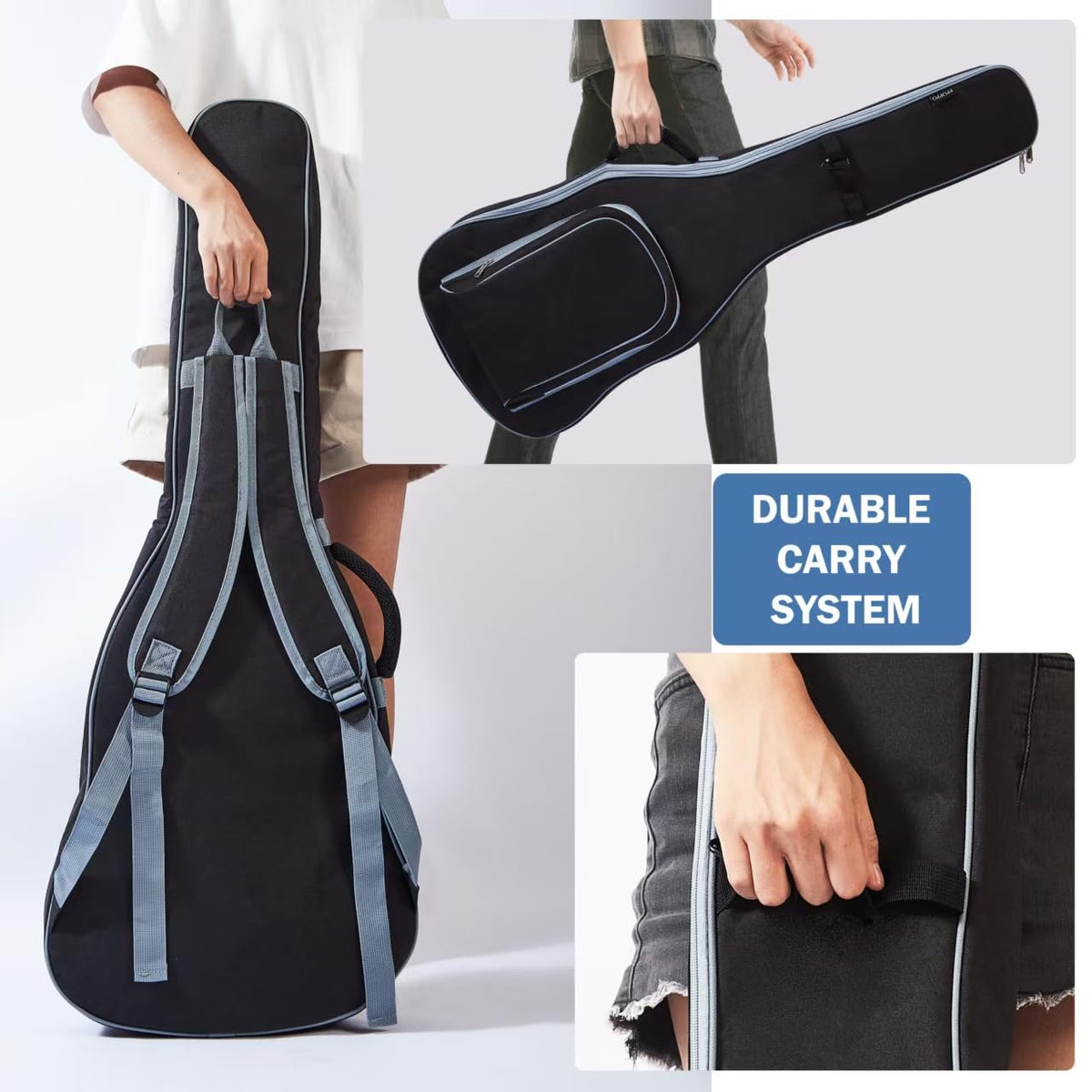 40 Inch 7mm Padded Waterproof Electric Guitar Gig Bag H273409