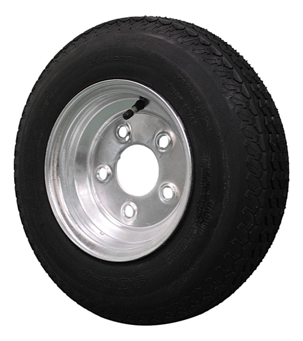 4.80-8 Trailer Tire & Wheel 5 Lug Galvanized Z30351