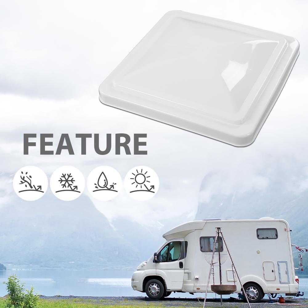 14" x 14" White Roof Vent Cover I471