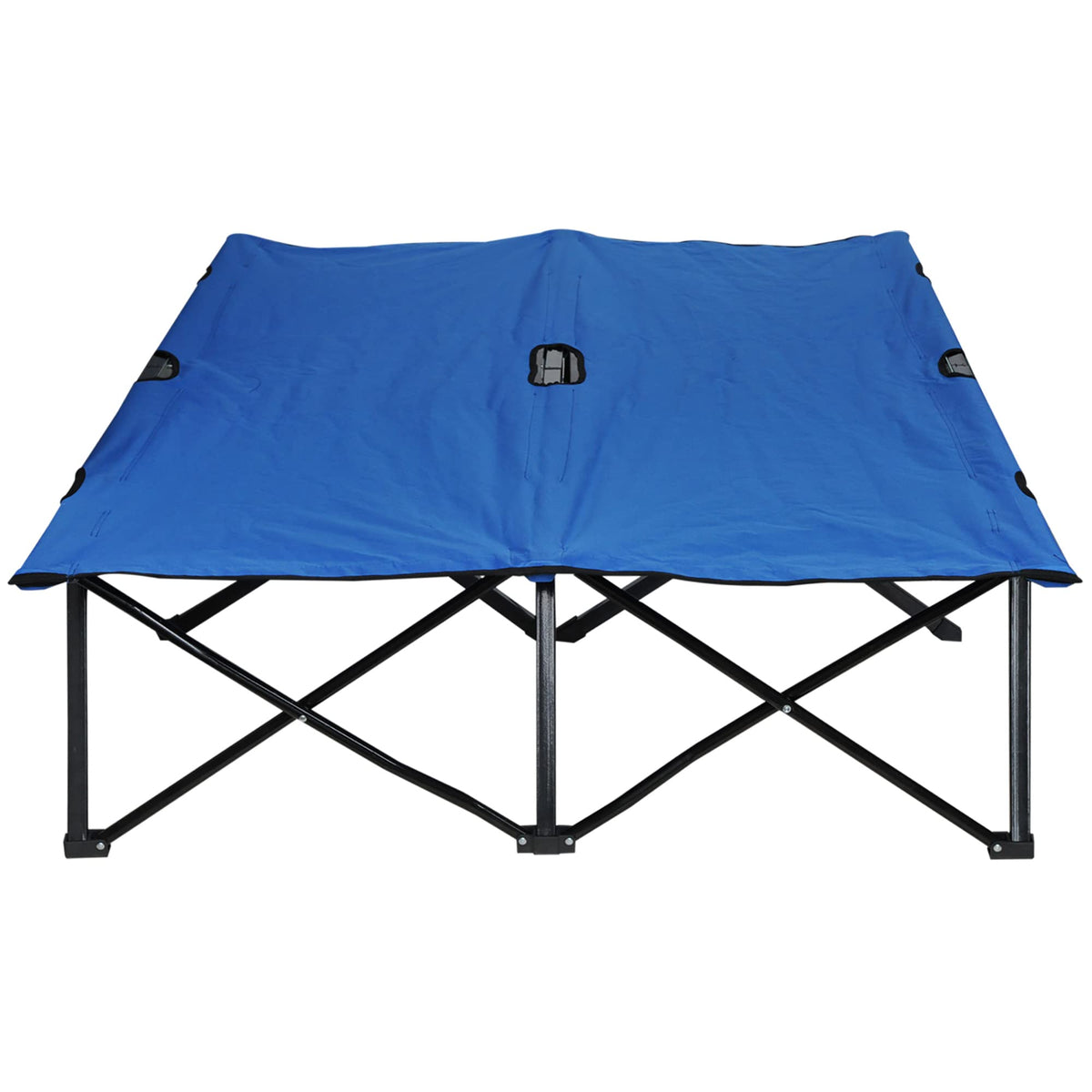 2 Person Folding Camping Cot with Carry Bag D56604