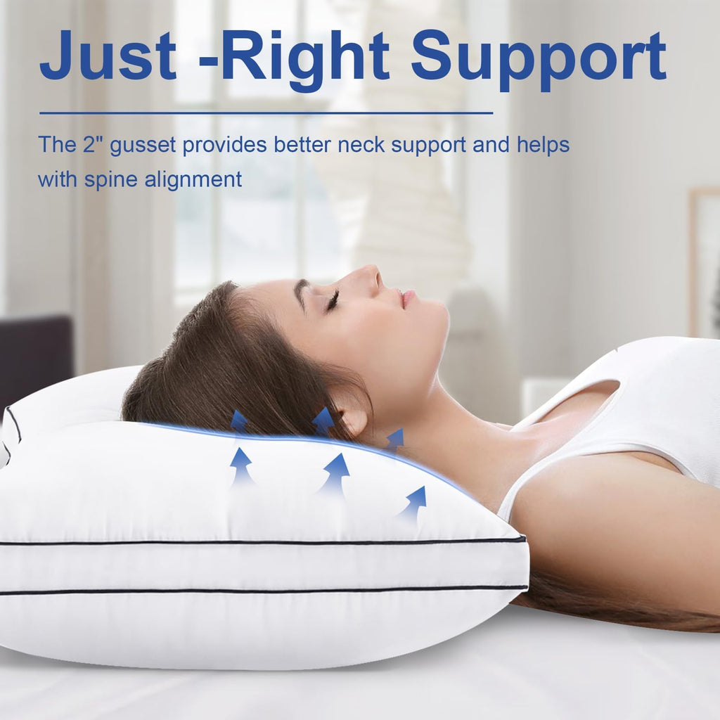 King Size Set of 2 Bed Pillows J3852