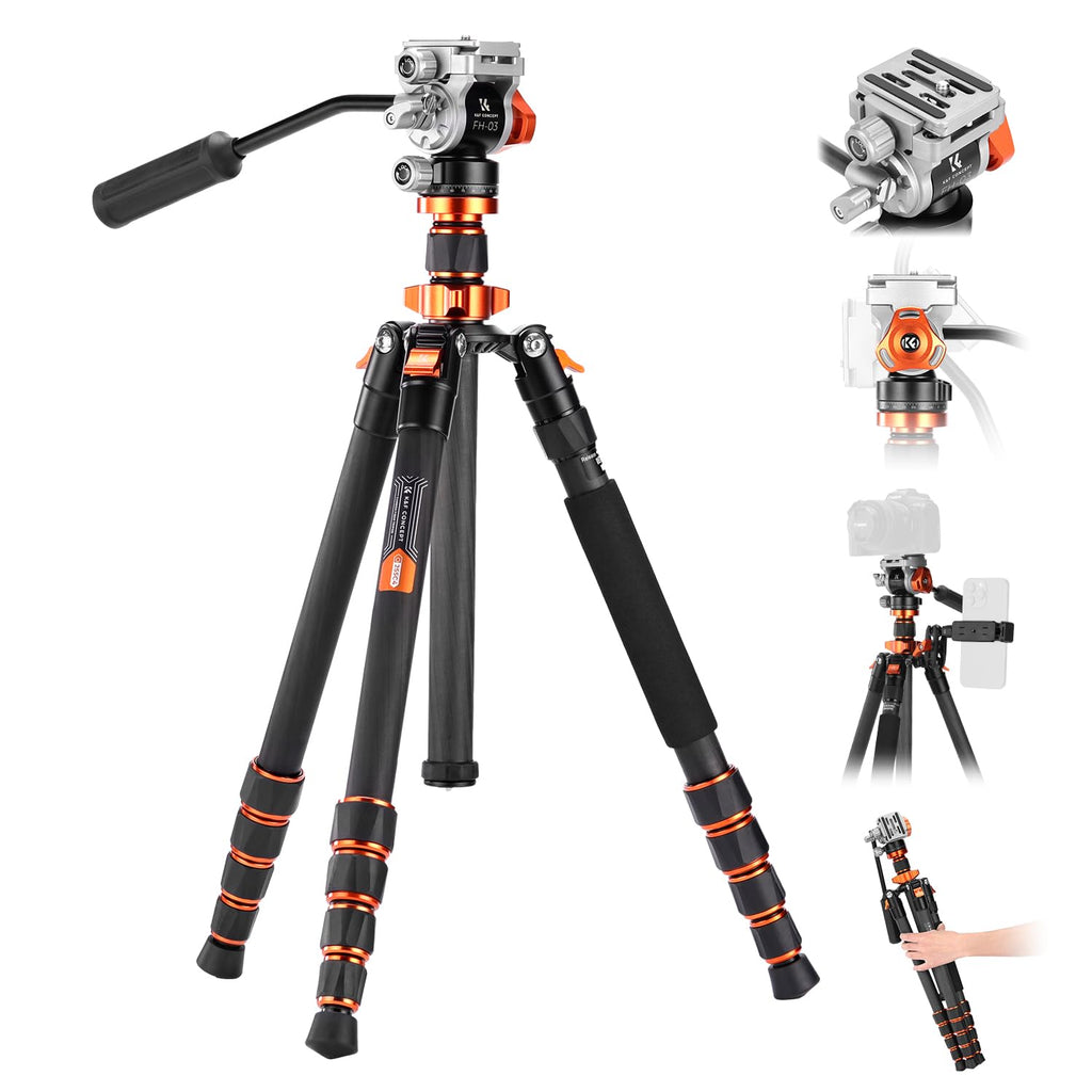 Carbon Fiber Tripod with Fluid Head M873