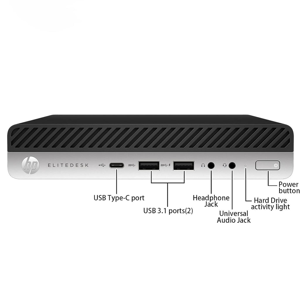 Mini Desktop Computer, Core i5-9500T, 16GB DDR4 RAM, 512GB SSD, Windows 11 Pro K413