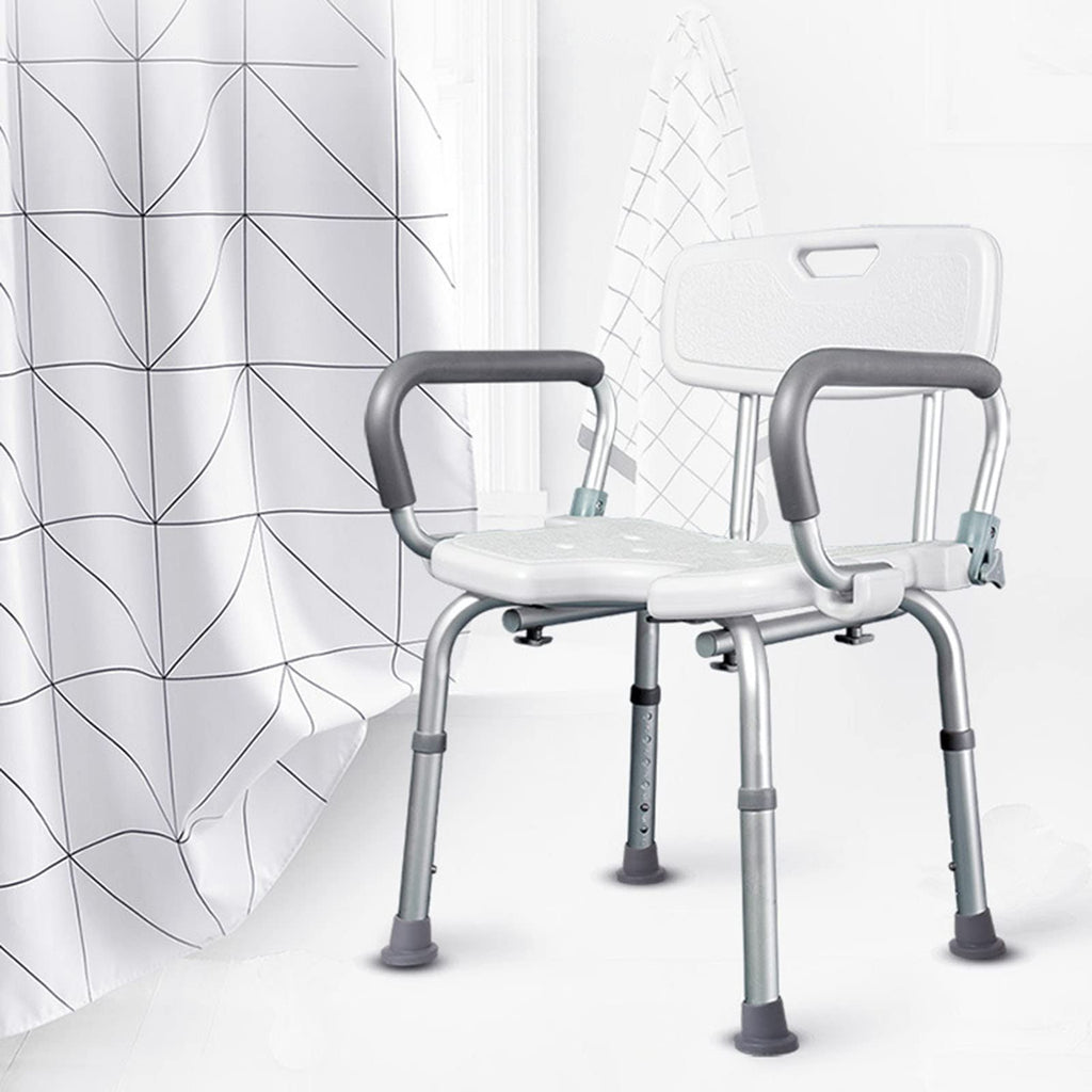 Padded Shower Chair with Arms and Back E171796