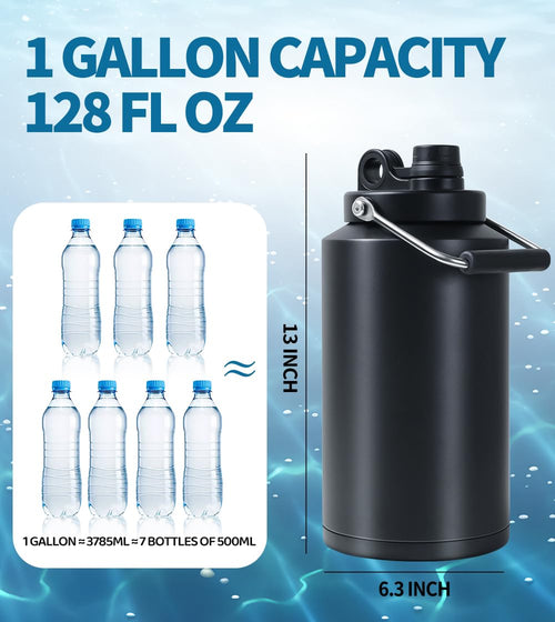 128 oz Stainless Steel Insulated Water Jug E249