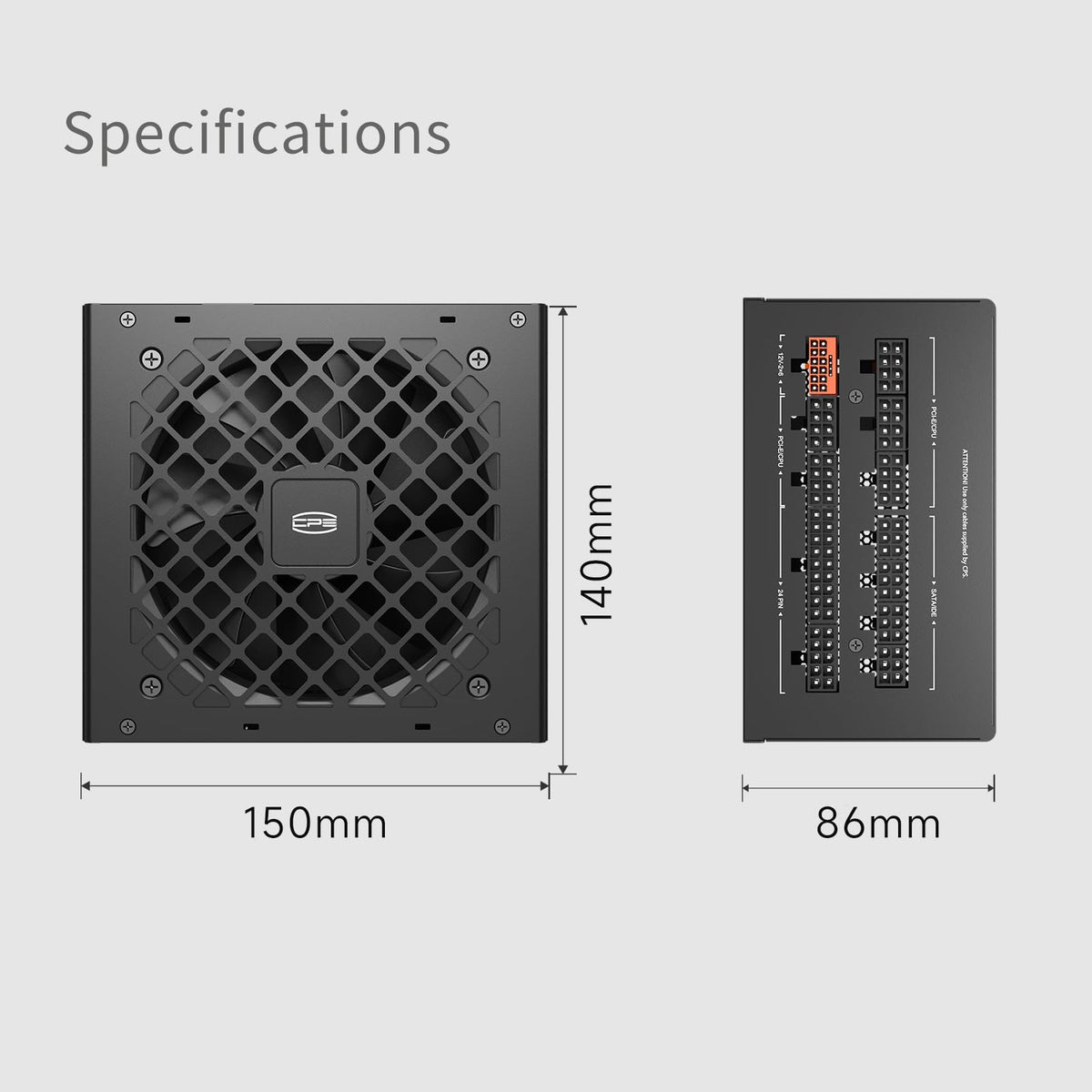 750W Fully Modular ATX 3.1 80 Plus Gold Power Supply G667731