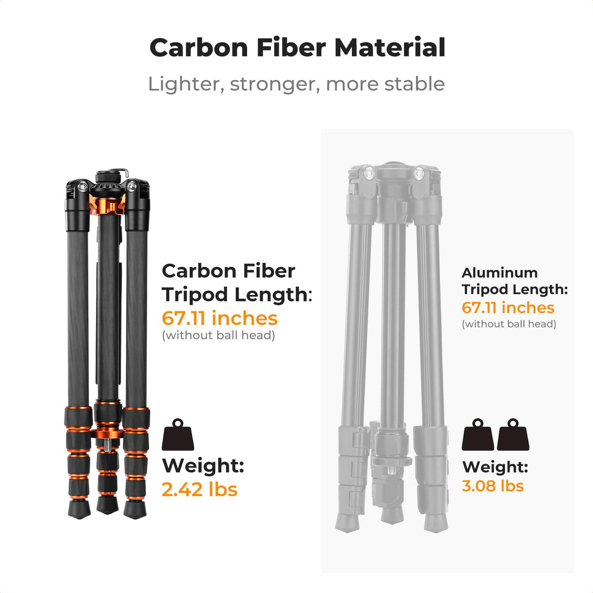Carbon Fiber Tripod with Fluid Head M873