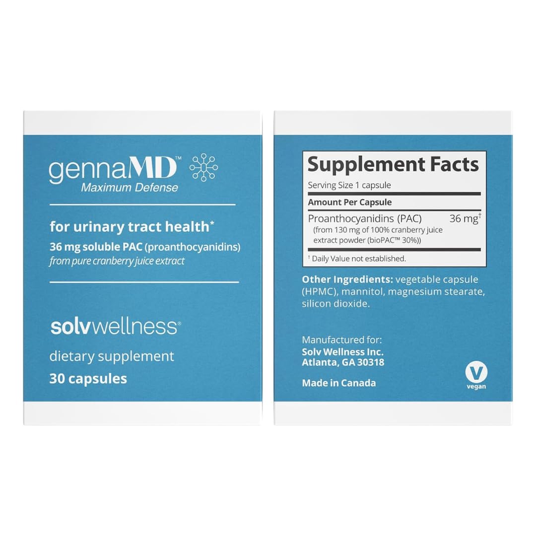 Probiotic Cranberry PAC Supplement, 30 Ct F898607