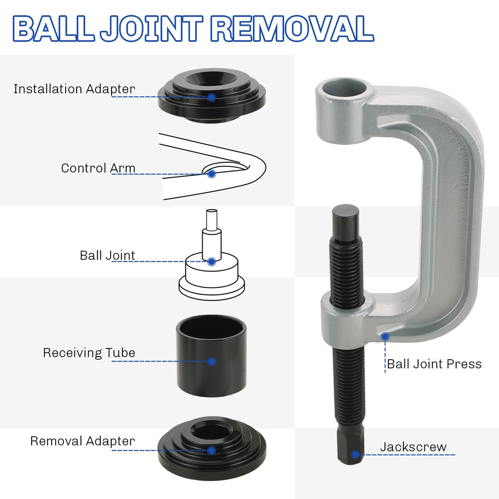Ball Joint Press and U Joint Removal Tool Kit P2689