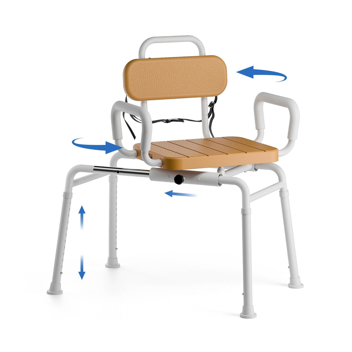 Sliding Shower Chair with Swivel Seat W4747