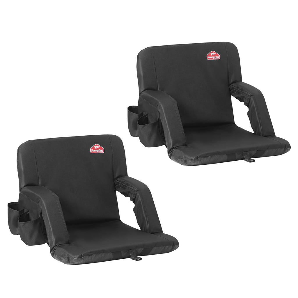 Foldable Stadium Seats 2-Pack with Shoulder Straps J595960