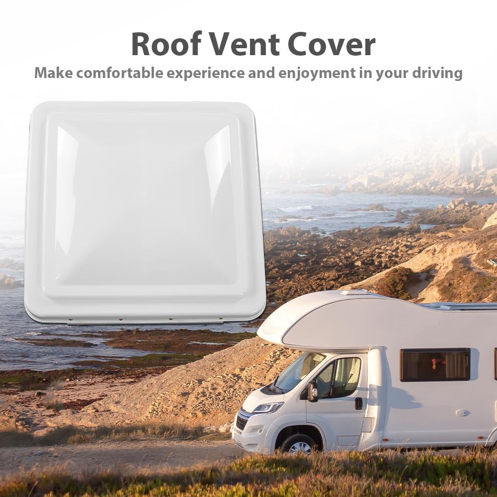 14" x 14" White Roof Vent Cover I471