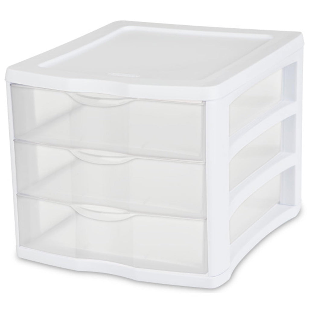 Wide 3-Drawer Storage Unit 4-Pack X28059