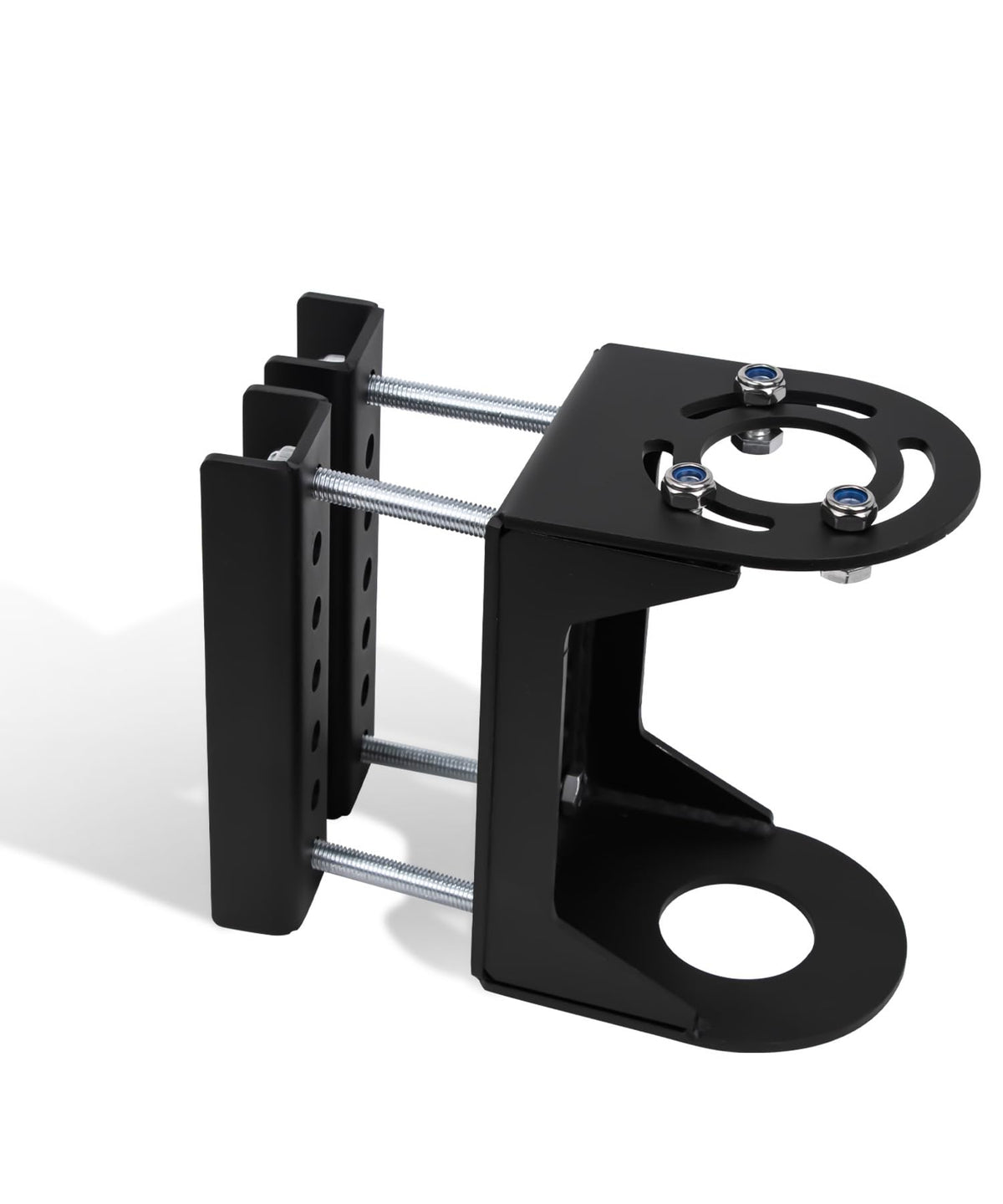 Black Steel Trailer Tongue Jack Stand Bracket A704849