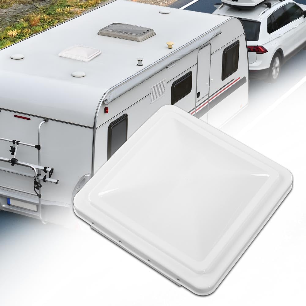 14" x 14" White Roof Vent Cover I471