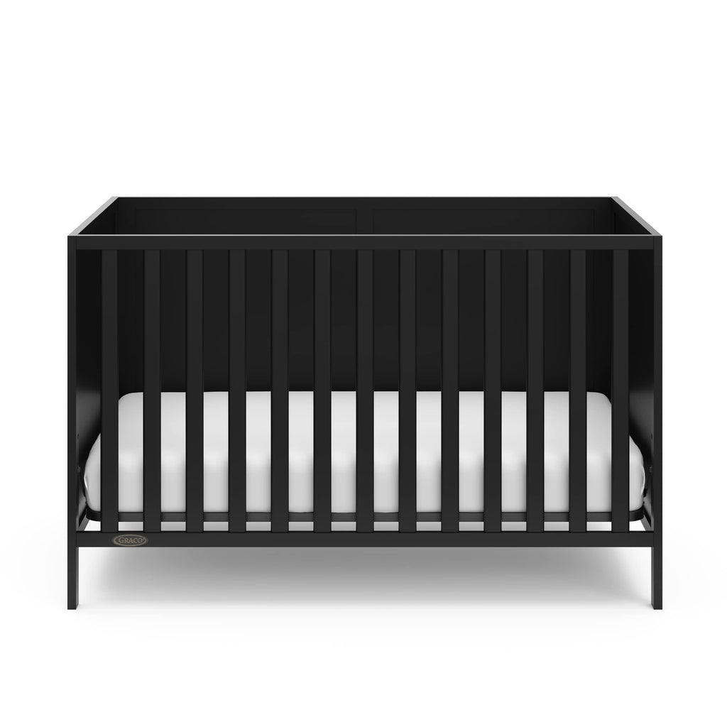 Black Crib and Mattress G258