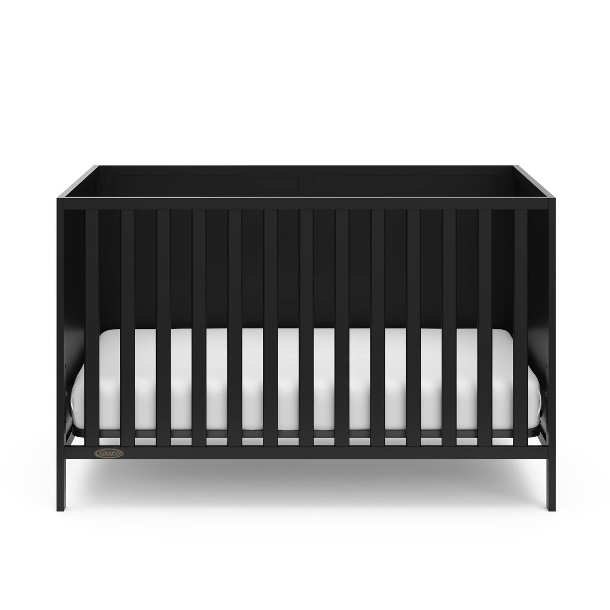 Black Crib and Mattress G258