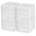 Wide 3-Drawer Storage Unit 4-Pack X28059
