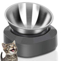 Stainless Steel Raised Cat Food Bowl Z8387