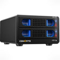 Aluminum 2 Bay Hard Drive Enclosure with Cooling Fan O645130